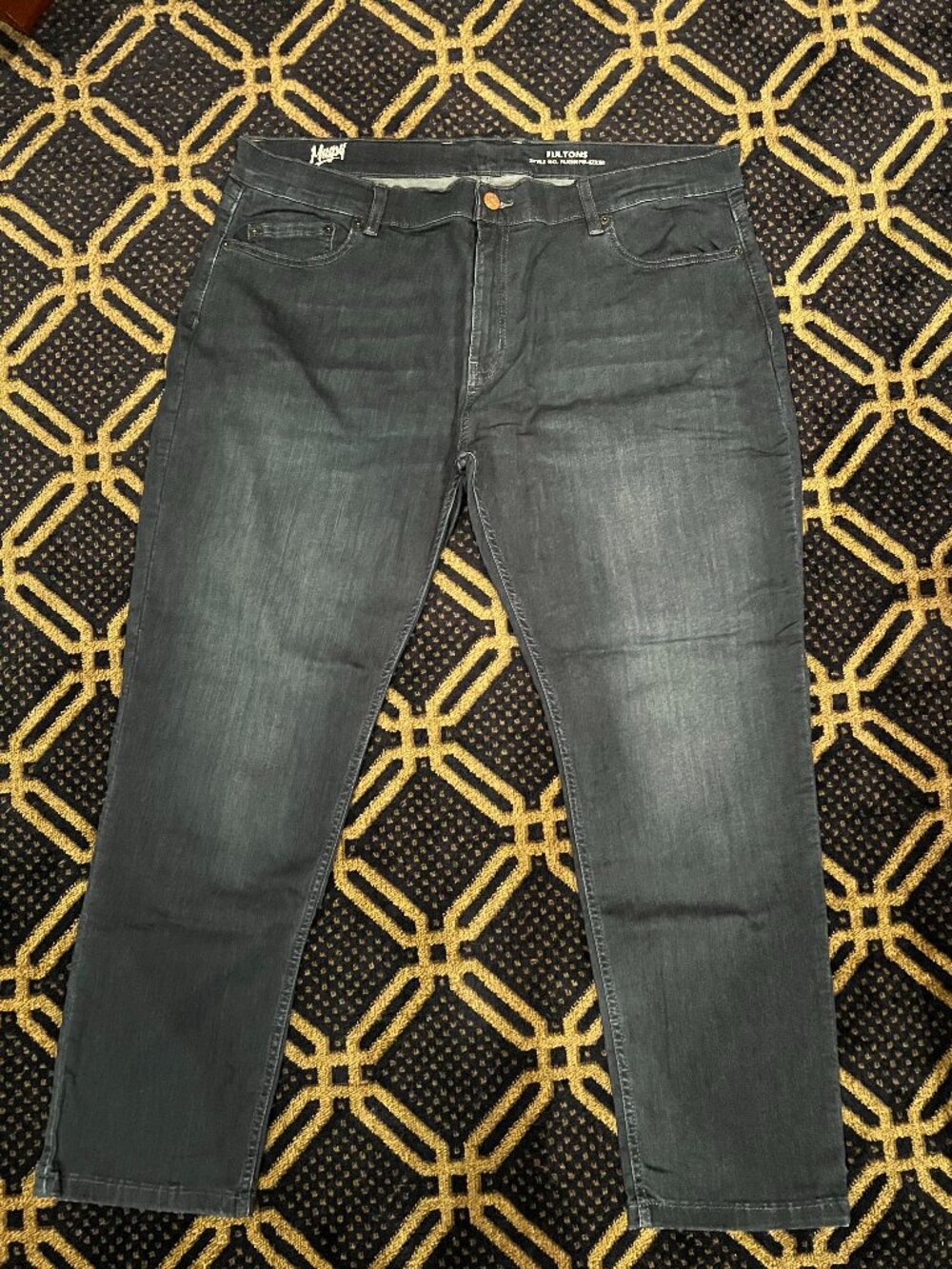 Mugsy Jeans Fultons Men’s 42x30 Dark Wash Stretch Jeans